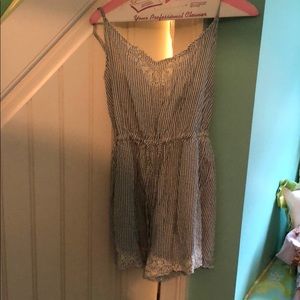 Spaghetti strapped romper